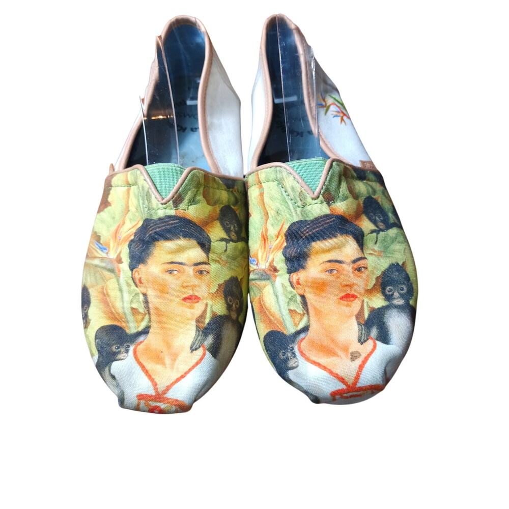 TOMS x FridaKahlo espadrille shoes size 7.5